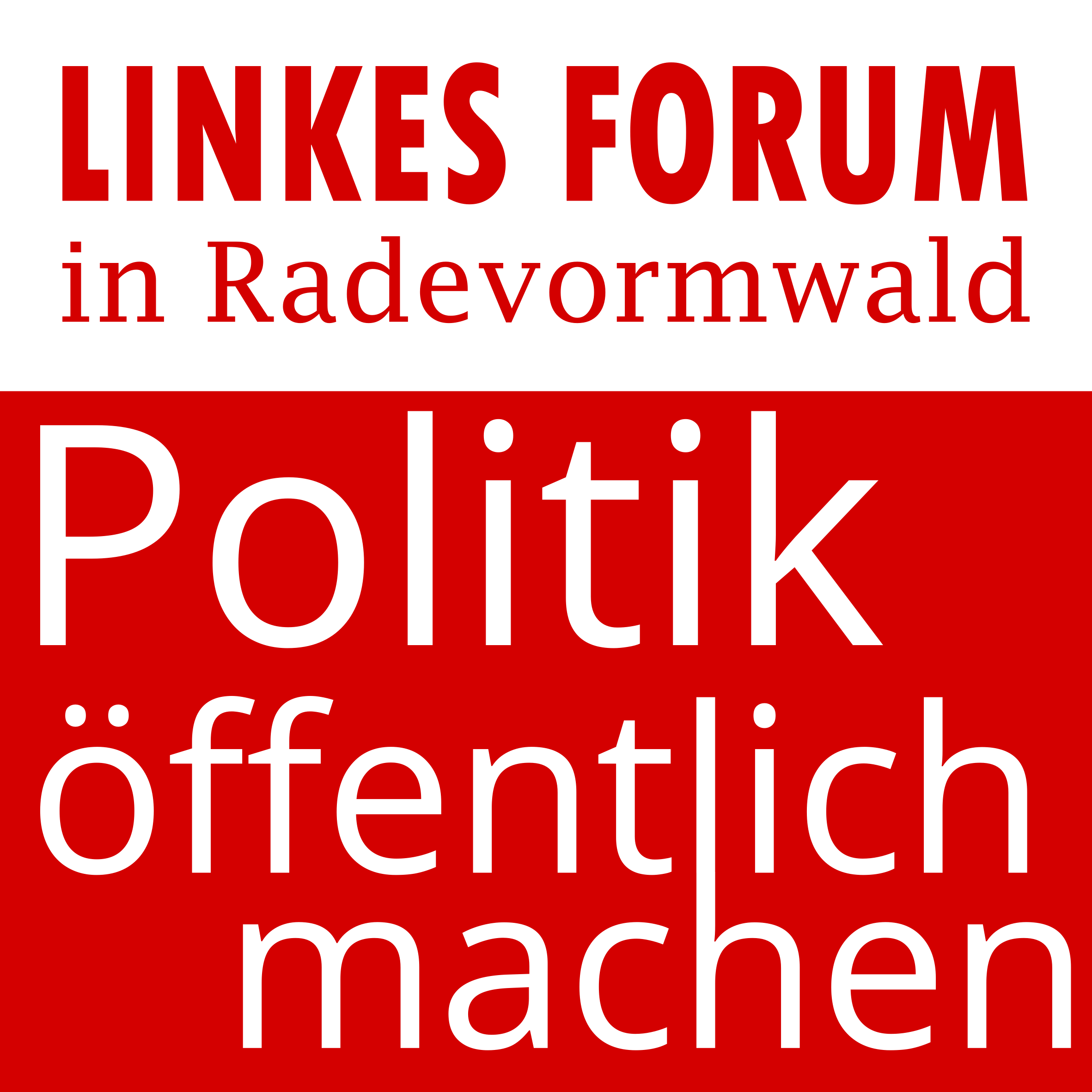 Politik öffentlich machen